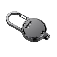 S25 Mini Enregistreur Vocal Portable Porte-clés Rectangle Numérique Dictaphone USB Enregistreur de Son Audio Micro Enregistreur Activé MP3 pour Réunion Carte TF 8G / 16G / 32GB
