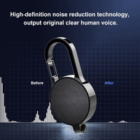 S25 Mini Enregistreur Vocal Portable Porte-clés Rectangle Numérique Dictaphone USB Enregistreur de Son Audio Micro Enregistreur Activé MP3 pour Réunion Carte TF 8G / 16G / 32GB