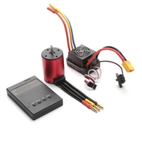S3650 3100KV moteur sans brosse 60A sans brosse ESC XT60 prise de programmation carte de remplacement pour 1/8/1/10 Tamiya voiture