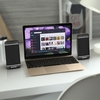 S4 Mini Ordinateur de bureau Haut-parleur Téléphone portable Haut-parleur Portable Subwoofer USB Filaire Multimédia Haut-parleur Blanc