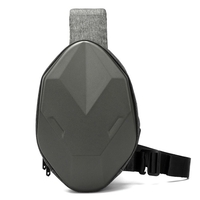 Sac à bandoulière avec port de chargement USB Sac à bandoulière Sac à dos à bandoulière Sac de poitrine de voyage étanche