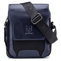 Sac à bandoulière en cuir élégant pour hommes Sac de messager à bandoulière pour les trajets"idiens et les voyages d