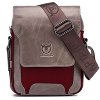 Sac à bandoulière en cuir élégant pour hommes Sac de messager à bandoulière pour les trajets"idiens et les voyages d