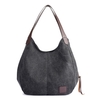 Sac à bandoulière en toile pour femme Sac à main multi-poches Vintage Totes Hobo Bags