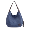 Sac à bandoulière en toile pour femme Sac à main multi-poches Vintage Totes Hobo Bags