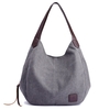 Sac à bandoulière en toile pour femme Sac à main multi-poches Vintage Totes Hobo Bags