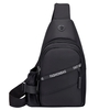 Sac à bandoulière hydrofuge pour homme Sac à bandoulière ultra léger avec bandoulière réglable Sac de poitrine Sac à bandoulière pour sports de plein air Randonnée Cyclisme Alpinisme Voyage