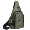 Sac à bandoulière hydrofuge pour homme Sac à bandoulière ultra léger avec bandoulière réglable Sac de poitrine Sac à bandoulière pour sports de plein air Randonnée Cyclisme Alpinisme Voyage