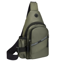 Sac à bandoulière hydrofuge pour homme Sac à bandoulière ultra léger avec bandoulière réglable Sac de poitrine Sac à bandoulière pour sports de plein air Randonnée Cyclisme Alpinisme Voyage
