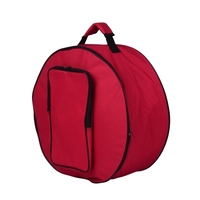 Sac à dos compact pour caisse claire avec bandoulière Poches extérieures Accessoire pour instrument de musique Rouge