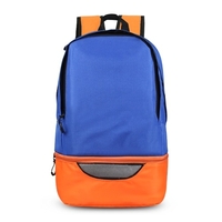 Sac à dos de basket-ball pour jeunes Sac de football Oxford durable Sac de sport indépendant pour salle de sport en plein air Sac à dos de sport avec crampons et porte-balles séparés