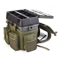 Sac à dos de pêche multifonctionnel avec le sac à bandoulière de stockage d