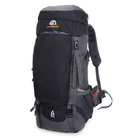 Sac à dos de randonnée 65L Sac à dos de voyage de sport de plein air étanche pour hommes femmes Camping Trekking Touring