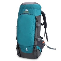 Sac à dos de randonnée 65L Sac à dos de voyage de sport de plein air étanche pour hommes femmes Camping Trekking Touring