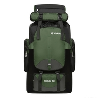Sac à dos de sport étanche grande capacité 70L escalade randonnée Camping Trekking sac à dos en plein air