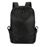 Sac à dos pour ordinateur de grande capacité Sac de voyage de loisirs en plein air pour affaires en tissu Oxford avec interface USB externe,  noir