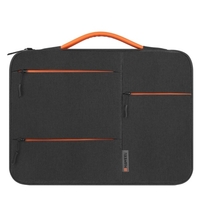 Sac à main universel pour ordinateur portable professionnel de 13 pouces,  poignée en PU de protection multicouche étanche