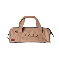 Sac à outils de camping grande capacité sac à outils de stockage à large bouche sac d