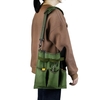 Sac à outils de jardin Sac à bandoulière de rangement de jardinage avec 3 poches externes Poche intérieure de grande capacité Sac de support pour trousse à outils de jardin