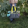 Sac à outils de jardin sac de rangement fourre-tout de jardin avec 11 poches imperméable en tissu Oxford organisateur de rangement de jardinage sac fourre-tout sac à outils pochette de support