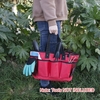 Sac à outils de jardin sac de rangement fourre-tout de jardin avec 11 poches imperméable en tissu Oxford organisateur de rangement de jardinage sac fourre-tout sac à outils pochette de support