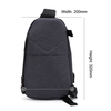 Sac à poitrine pour homme ARCTIC HUNTER Mode Sport de plein air Voyage Casual
