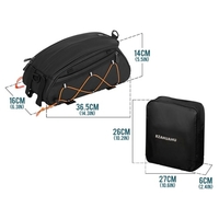 Sac à sacs à vélos 3 en 1 Sac à sacs à vélo étanche Sac à siège arrière pour sacs à vélo arrière avec sacs suspendus 2 à côté