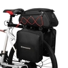 Sac à sacs à vélos 3 en 1 Sac à sacs à vélo étanche Sac à siège arrière pour sacs à vélo arrière avec sacs suspendus 2 à côté