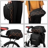 Sac à sacs à vélos 3 en 1 Sac à sacs à vélo étanche Sac à siège arrière pour sacs à vélo arrière avec sacs suspendus 2 à côté