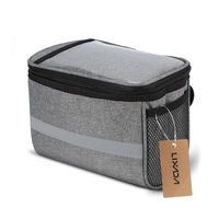 Sac avant isolé pour vélo avec bande réfléchissante