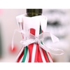 Sac de bouteille de vin de style de Noël avec Père Noël / Bonhomme de neige / Elk Imprimé Motif Bouteille de Champagne Couvre-bouteille de vin Fournitures de décorations de Noël