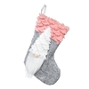 Sac de cadeau de poupée en peluche sans visage Gnome de bas de Noël personnalisé pour la fête à thème d