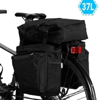 Sac de coffre arrière pour sacoche de vélo VTT multifonctionnel 3-IN-1