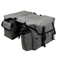 Sac de coffre de siège arrière de vélo sangle de boucle réglable sac de vélo 25L grande capacité porte-siège arrière sacoches de vélo pochette de rangement