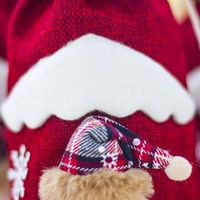Sac de couverture de bouteille de vin de Noël Bonhomme de neige du père Noël