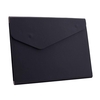 Sac de dossier A4 pochette de document en cuir PU portefeuille de papier organisateur de stockage de factures de contrat de contrat avec boucle magnétique pour fournitures scolaires de bureau