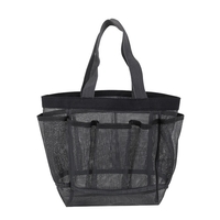 Sac de douche en maille Trousse de toilette suspendue Sac de dortoir universitaire Sac de lavage portable Sac à cosmétiques à séchage rapide Organisateur de douche pour salle de bain Dortoirs Plage Camping Shopping Voyager