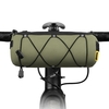 Sac de guidon de vélo sac de rangement de cylindre avant de vélo support de téléphone portable de vélo cadre avant pochette de Tube supérieur sac à bandoulière bande élastique