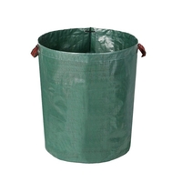 Sac de jardin Plantes de jardin Collection de feuilles Sac à ordures de stockage Sac à déchets de feuilles de jardin Sac de jardinage robuste réutilisable 120L 32 gallons