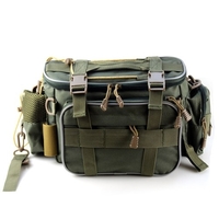 Sac de matériel de pêche Sac de rangement pour engins de pêche Organisateur Sac de taille Sac de messager Sac à main