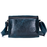 Sac de messager en cuir vintage pour hommes pour le travail universitaire,  sac à bandoulière pour voyage d