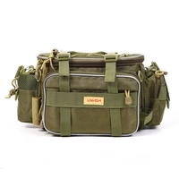 Sac de pêche multifonctionnel Lixada sac de taille pour sports de plein air résistant à l