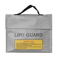Sac de protection de batterie portable Lipo ignifuge antidéflagrant,  étanche à l