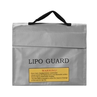 Sac de protection de batterie portable Lipo ignifuge antidéflagrant,  étanche à l