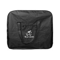 Sac de rangement de couverture de vélo de vélo occidental adapté pour 14/16/20/26 / 27.5 pouces 700C vélo pliant Portable épaissir voyage transporter des sacs de chargement