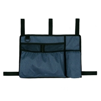 Sac de rangement en tissu Oxford multi-poches Sac de rangement pour aide à la marche Sac de rangement suspendu latéral pour fauteuil roulant Sac de marche de grande capacité