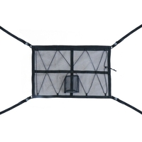 Sac de rangement pour plafond de voiture,  double couche réglable,  filet de chargement,  organisateur d