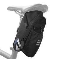 Sac de selle de vélo avec poche pour bouteille d