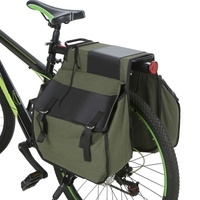 Sac de siège arrière de vélo Sac de coffre de vélo Sac de porte-bagages arrière Double sacoche de vélo
