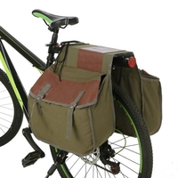 Sac de siège arrière de vélo Sac de coffre de vélo Sac de porte-bagages arrière Double sacoche de vélo